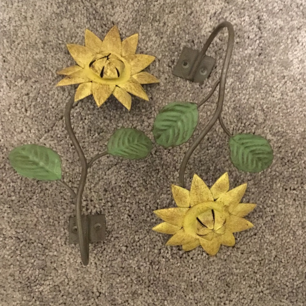 Sunflower Curtain tapestry holdbacks - 2 pieces